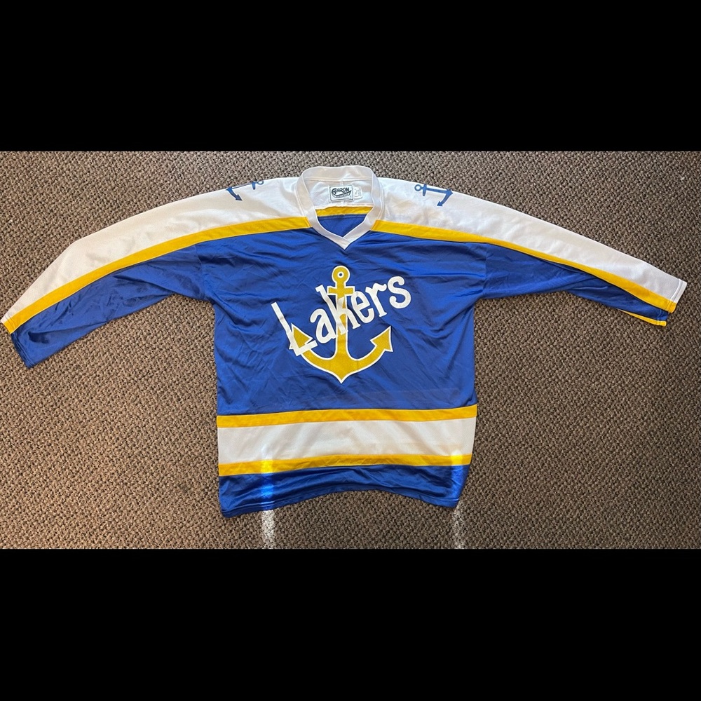 Lake Superior State Lakers Retro Hockey Jersey Rare Size XL